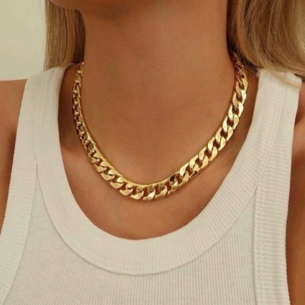 18k Gold 20” Chain Necklace